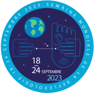 logo semaine mondiale de la réflexologie 2023